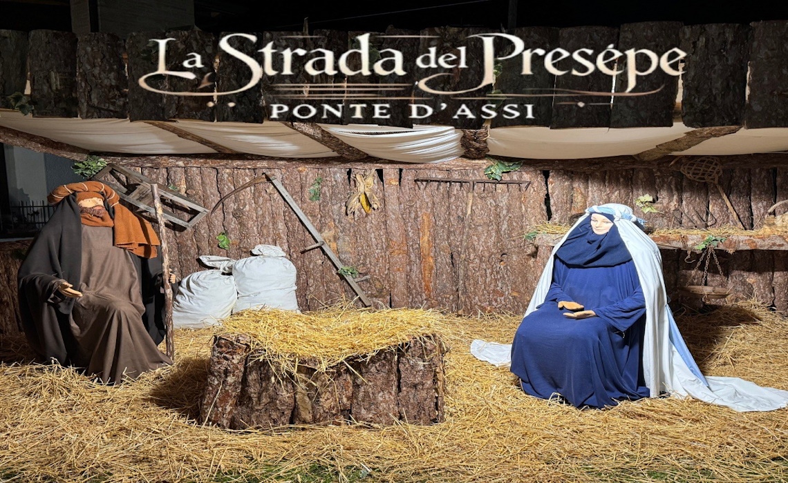 poster La Strada del Presepe a Ponte d’Assi - Gubbio